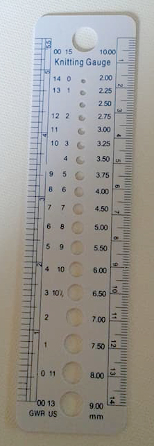 Strikkepindemåler 2 - 9 mm
